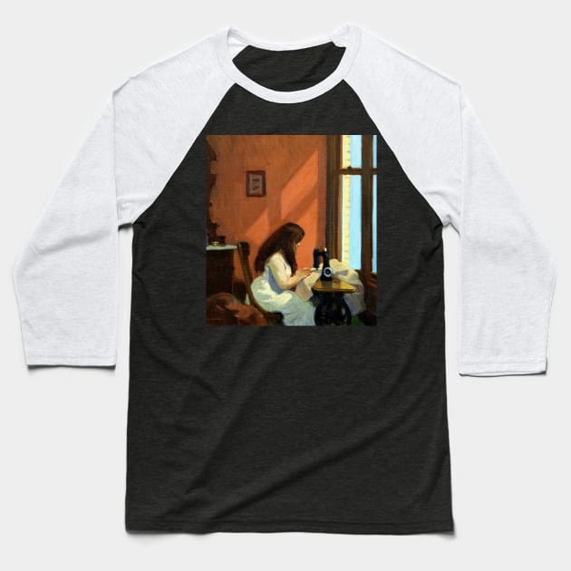 High Resolution Edward Girl At Sewing Machine 1921 Baseball T-Shirt by tiokvadrat